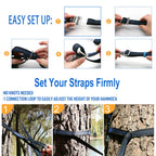 Onewind Hammock Tree Straps - Blue