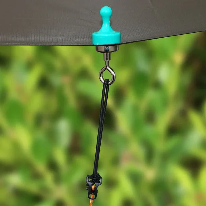 Onewind Outdoors Tarp Tieouts with Magnetic Hooks -2Pcs Large