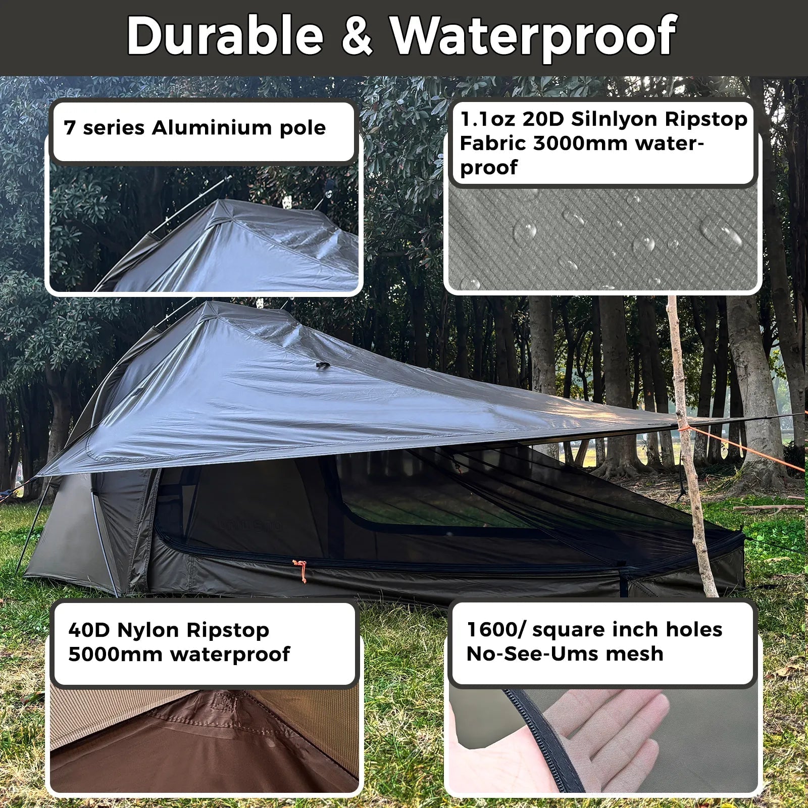 Onewind Solo Skyshade Tartent 3 Season (Updated Version)