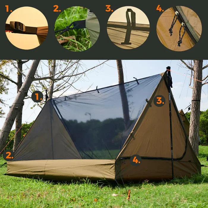 Onewind Outdoors Tandem Ridge Shelter Tarp Inner Tent