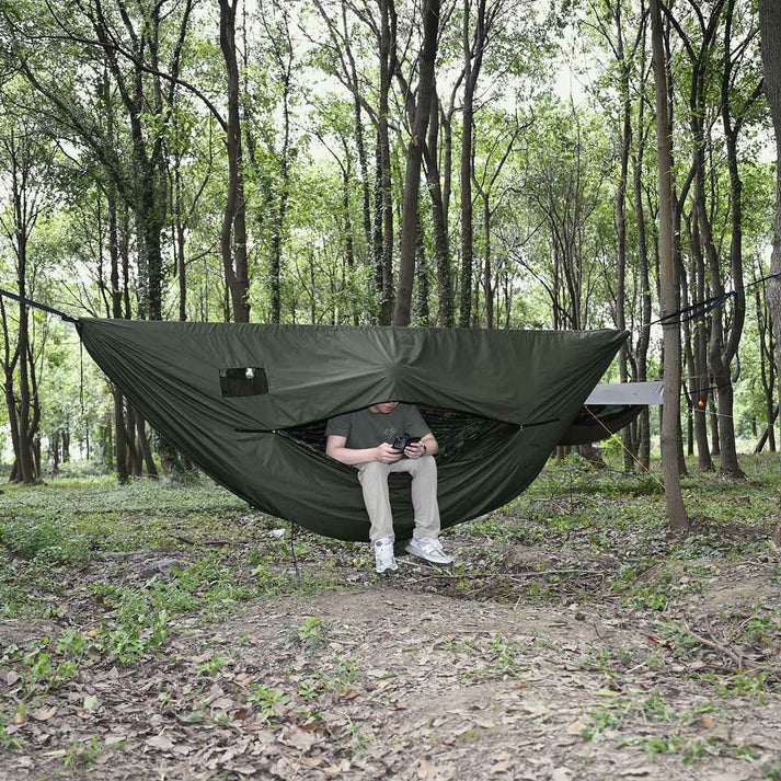 Onewind Zippered Windsock Winter Cover  - Green