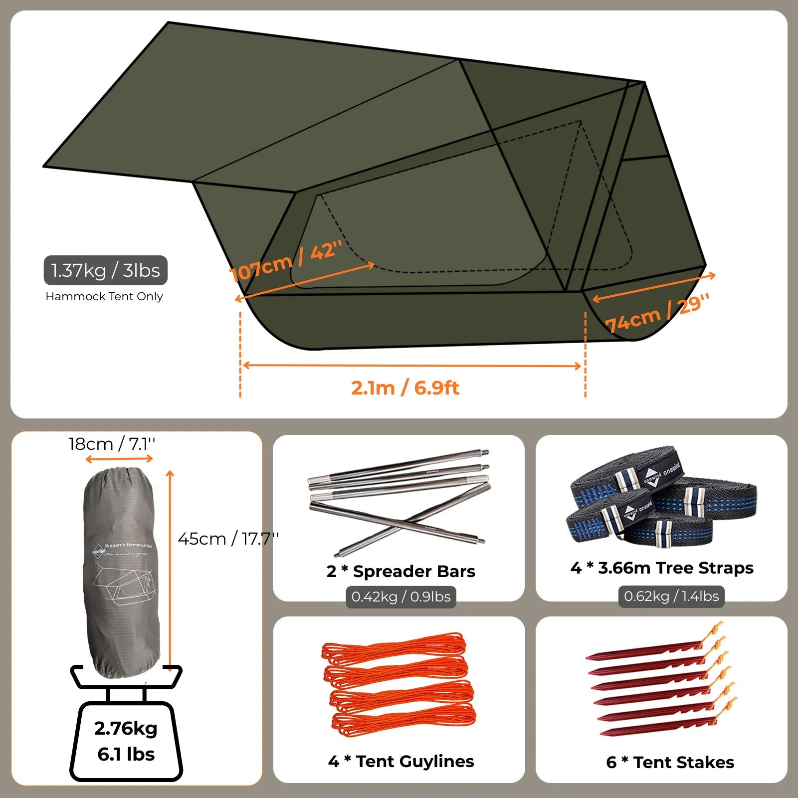 Onewind Skyperch Hammock Tent