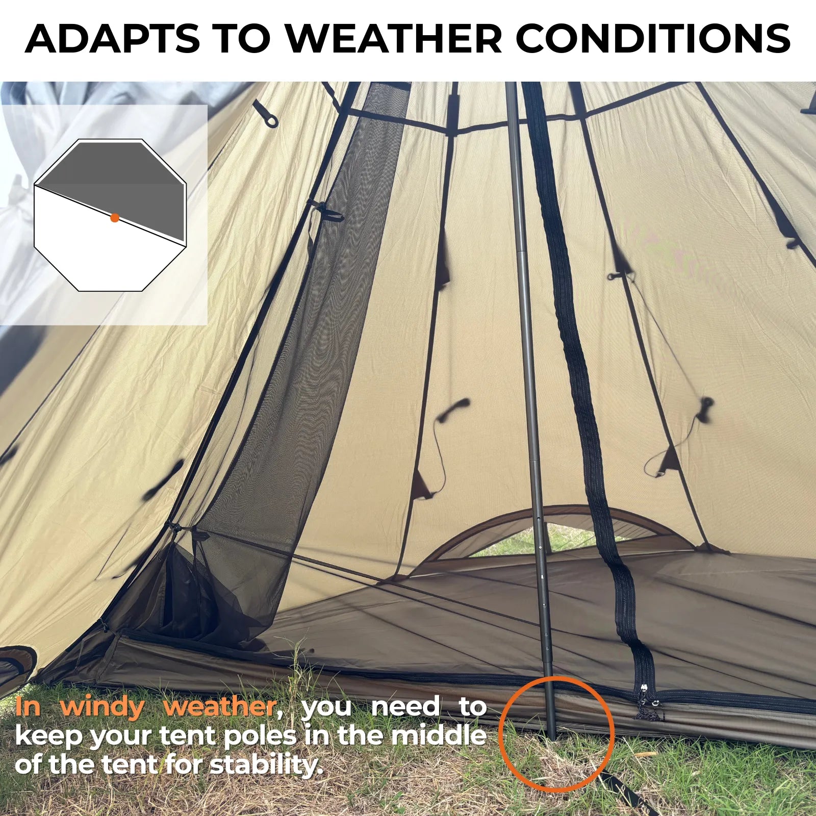 Onewind Smartpeak Teepee 2 person Tent