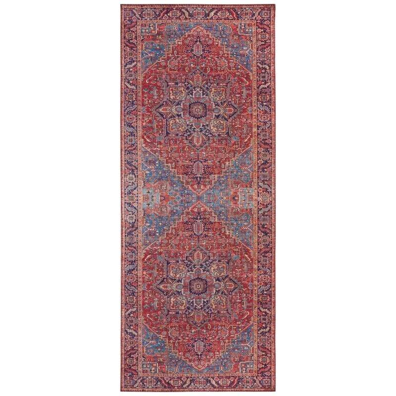 Oriental Amata Rug Red Colour 80X200 cm