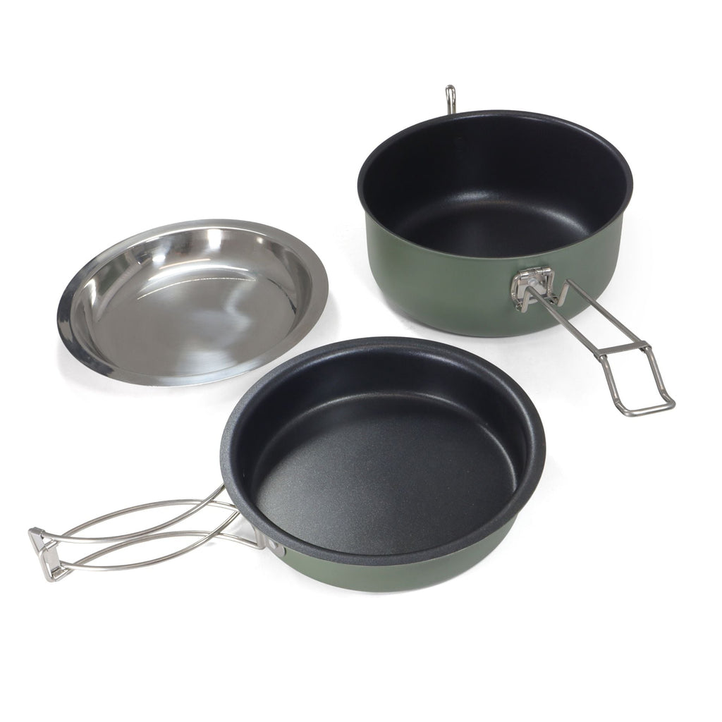 Origin Outdoors Snap-Pack Aluminium Cooking Set
