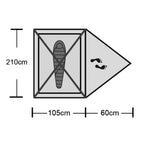Origin Outdoors Tent 'Snugly' 1 Person