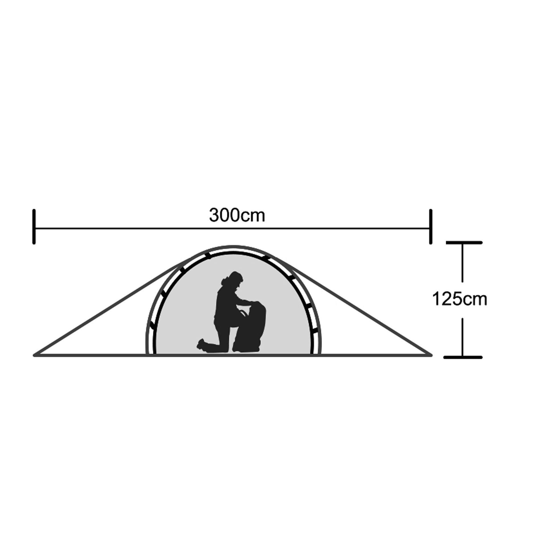Origin Outdoors Tent 'Snugly' 2 Person