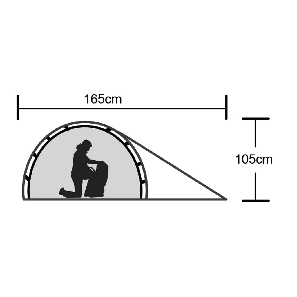Origin Outdoors Tent 'Snugly' 1 Person