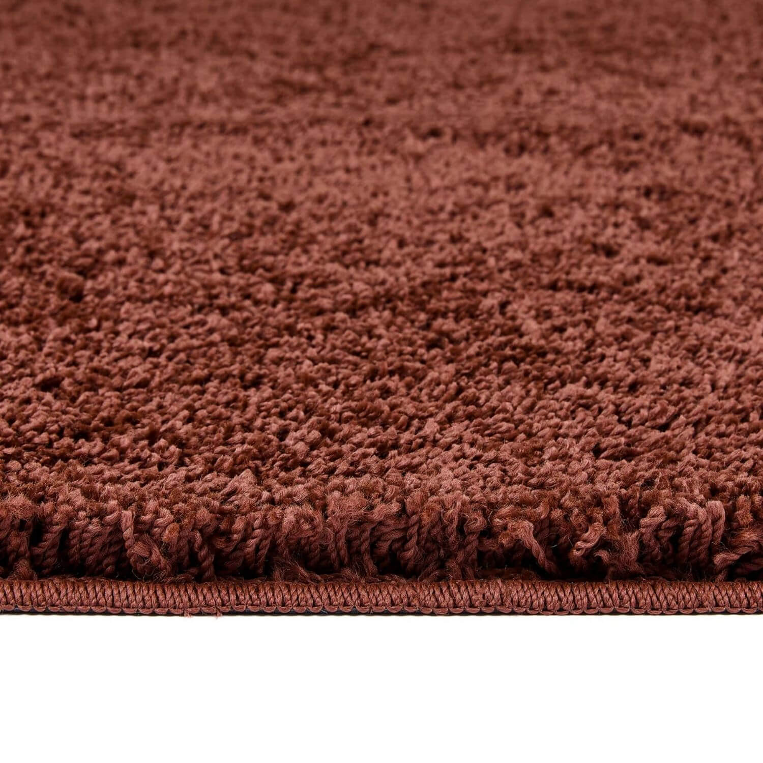 Washable Red Shaggy Rug