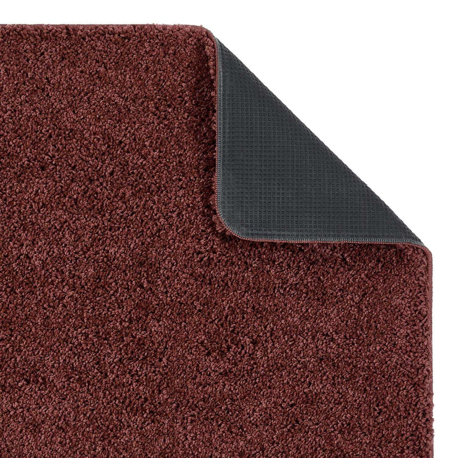 Washable Red Shaggy Rug
