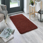 Washable Red Shaggy Rug