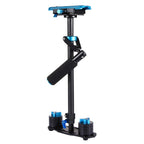 PULUZ 38.5-61cm Carbon Fibre Handheld Stabilizer for DSLR & DV Digital Video & Cameras, Load Range: 0.5-3kg, P60T Blue, P60T Red