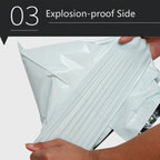 100pcs Mailing Bag for Air Column Cushion Bag Packing, Size: 17 x 25+5 cm, 17x25cm