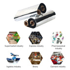 2 PCS Wax-based Printer Coated Paper Barcode Ribbon, Size: 5cmx300m, Size: 5cmx300m