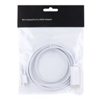1.8m Mini DisplayPort Male to HDMI Male Adapter Cable, 1.8m – Plug-and-play, 4K