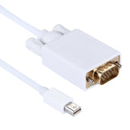 1.8m Mini DisplayPort Male to VGA Male Adapter Cable – Durable Build, Easy to Use