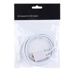 1.8m Mini DisplayPort Male to VGA Male Adapter Cable – Durable Build, Easy to Use