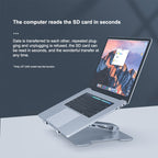 ORICO LST-2AS Multi-function Aluminum Alloy Laptop Notebook Heightening Folding Stand Holder, LST-2AS – Aluminum Alloy, TPU