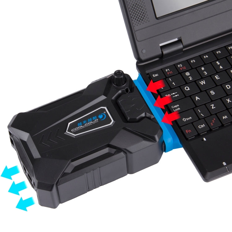 Ice Troll III Gaming Laptop Notebook Cooling Pad Mute Air Extracting Cooling Fan Turbo Heat Radiator with Appropriative USB Cable – Durable Build, Easy to Use Default Title