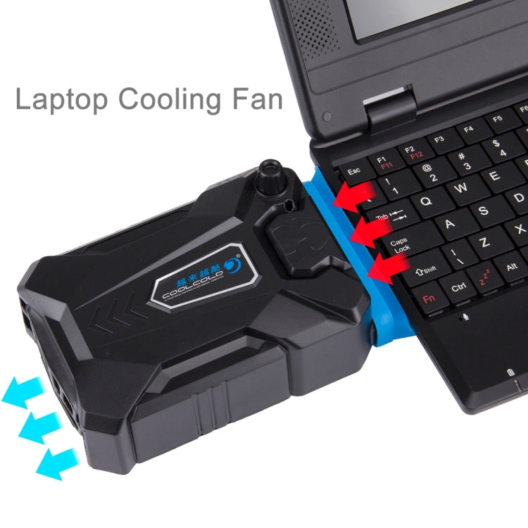 Ice Troll III Gaming Laptop Notebook Cooling Pad Mute Air Extracting Cooling Fan Turbo Heat Radiator with Appropriative USB Cable – Durable Build, Easy to Use