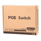 8 Ports 10/100Mbps POE Switch IEEE802.3af Power Over Ethernet Network Switch for IP Camera VoIP Phone AP Devices, 8 Ports Black – Data Transmission, TPU