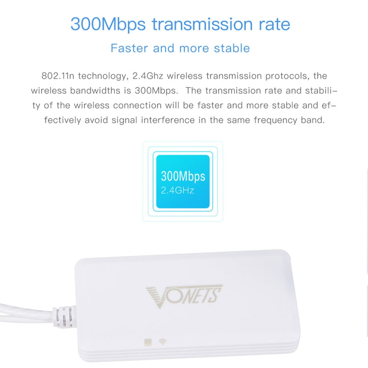 VONETS VAP11G-500S High Power CPE 20dbm Mini WiFi 300Mbps Bridge WiFi Repeater Signal Booster, Outdoor Wireless Point to Point, No Abstacle, VAP11G-500 – Durable Build, Easy to Use