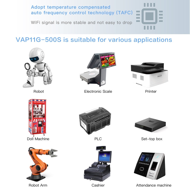 VONETS VAP11G-500S High Power CPE 20dbm Mini WiFi 300Mbps Bridge WiFi Repeater Signal Booster, Outdoor Wireless Point to Point, No Abstacle, VAP11G-500 – Durable Build, Easy to Use