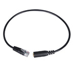 3.5mm Jack to RJ9 PC / Mobile Phones Headset to Office Phone Adapter Convertor Cable, Length: 32cm – Durable Build, Easy to Use
