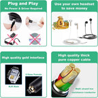 3.5mm Jack to RJ9 PC / Mobile Phones Headset to Office Phone Adapter Convertor Cable, Length: 32cm – Durable Build, Easy to Use
