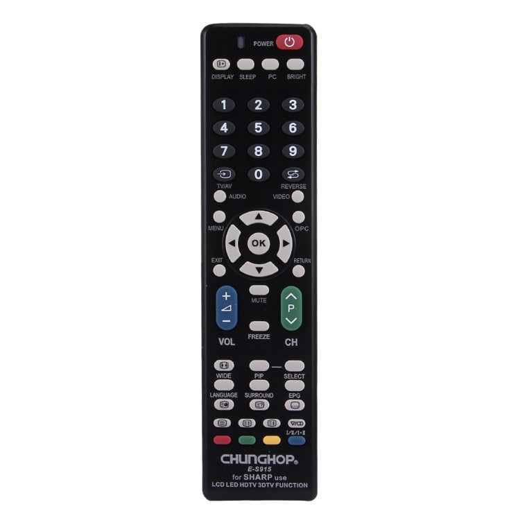 CHUNGHOP E-S915 Universal Remote Controller for SHARP LED TV / LCD TV / HDTV / 3DTV, for SHARP TV for SHARP TV