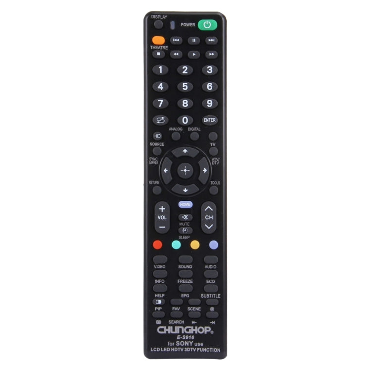 CHUNGHOP E-S916 Universal Remote Controller for SONY LED LCD HDTV 3DTV, For SONY TV For SONY TV