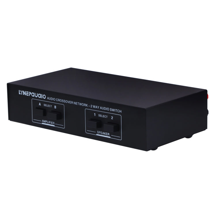 B822 Passive Speaker Switch 2 Channel Power Amplifier Audio Switch Loudspeaker, 2 Input and 2 Output Default Title