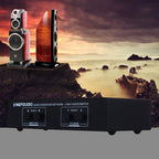 B822 Passive Speaker Switch 2 Channel Power Amplifier Audio Switch Loudspeaker, 2 Input and 2 Output