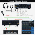 B877 3 Channel Personal Listener Headset Listening Mixer