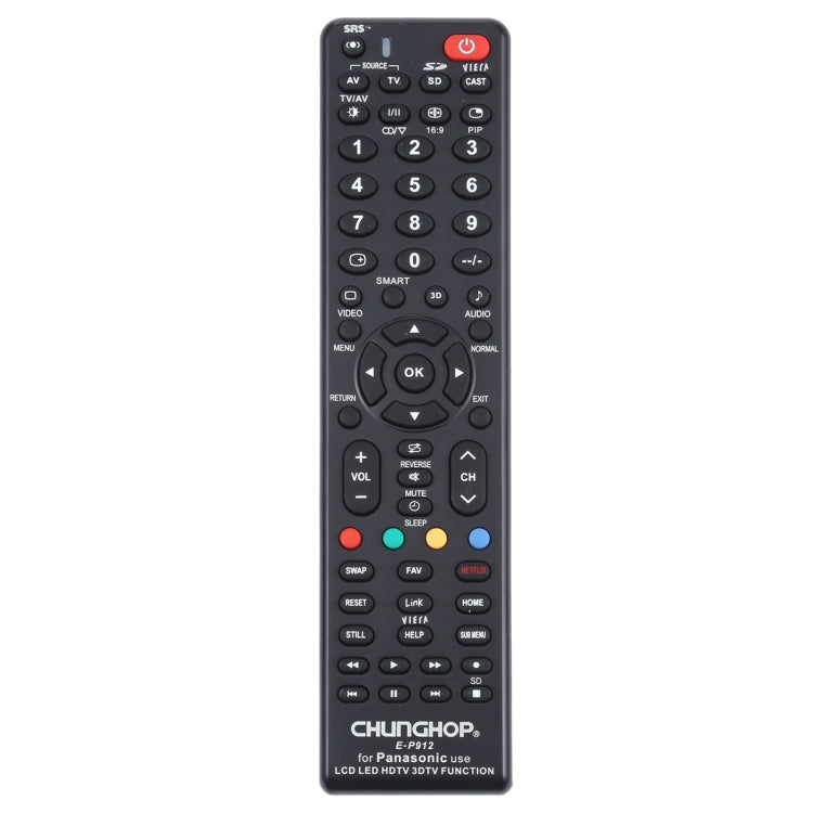 CHUNGHOP E-P912 Universal Remote Controller for PANASONIC LED TV / LCD TV / HDTV / 3DTV, for PANASONIC TV for PANASONIC TV