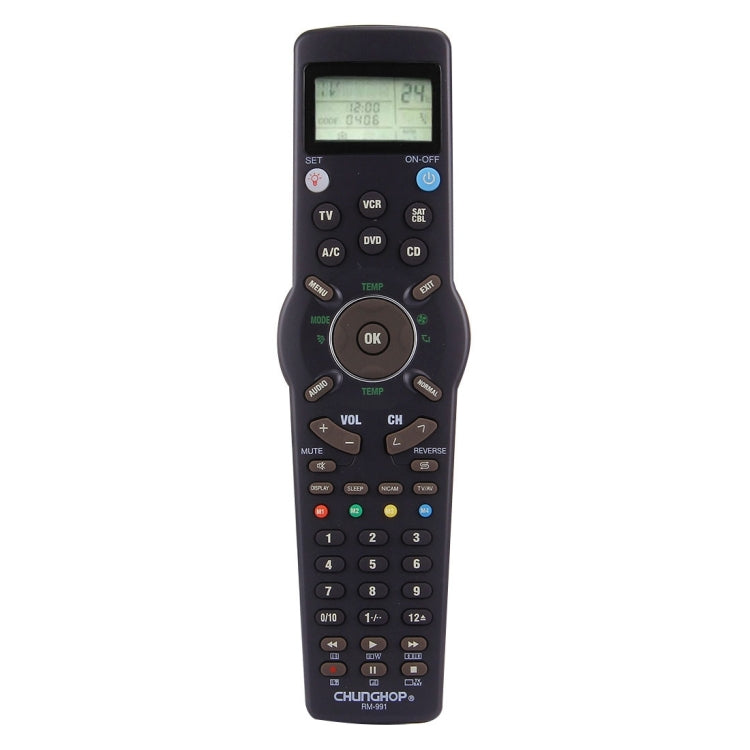 CHUNGHOP RM-L991 Universal LCD Remote Controller with Learning Function for TV VCR SAT CBL DVD CD A/C, RM-L991 RM-L991