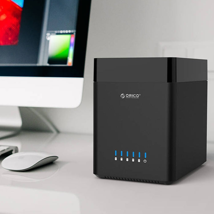 ORICO DS500U3 3.5 inch 5 Bay Magnetic-type USB 3.0 Hard Drive Enclosure with Blue LED Indicator, USB 3.0 – Magnetic, Data Transmission USB 3.0