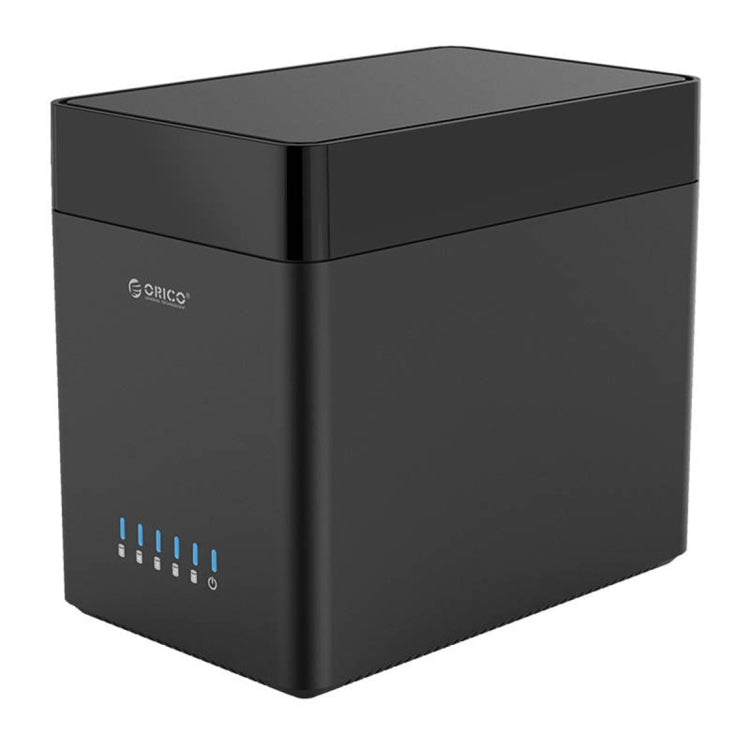 ORICO DS500U3 3.5 inch 5 Bay Magnetic-type USB 3.0 Hard Drive Enclosure with Blue LED Indicator, USB 3.0 – Magnetic, Data Transmission