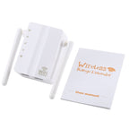 300Mbps Wireless-N Range Extender WiFi Repeater Signal Booster Network Router with 2 External Antenna, EU Plug, 2 External Antenna (White), 2 External Antenna (Black) – Durable Build, Easy to Use