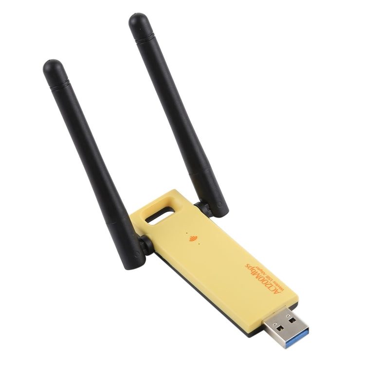 AC1200Mbps 2.4GHz & 5GHz Dual Band USB 3.0 WiFi Adapter External Network Card with 2 External Antenna, AC1200Mbps USB 3.0 – Durable Build, Easy to Use