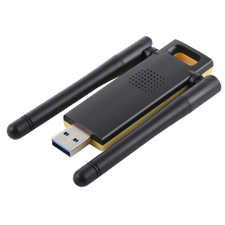 AC1200Mbps 2.4GHz & 5GHz Dual Band USB 3.0 WiFi Adapter External Network Card with 2 External Antenna, AC1200Mbps USB 3.0 – Durable Build, Easy to Use