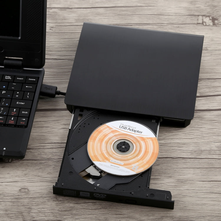 Brushed Texture USB 3.0 POP-UP Mobile External DVD-Rw DVD / CD Rewritable Drive External ODD & HDD Device, Brushed Texture DVD(B) – Data Transmission