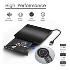Brushed Texture USB 3.0 POP-UP Mobile External DVD-Rw DVD / CD Rewritable Drive External ODD & HDD Device, Brushed Texture DVD(B) – Data Transmission
