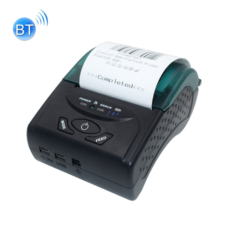 POS-5807 58mm Portable USB Port Thermal Bluetooth Ticket Printer, Max Supported Thermal Paper Size: 57x50mm – Bluetooth Default Title