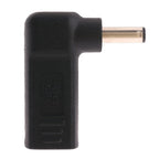 USB-C / Type-C Female to 4.5 x 3.0mm Male Plug Elbow Adapter Connector, 4.5 x 3.0mm Elbow Black, 4.5 x 3.0mm Elbow Blue – Durable Build, Easy to Use