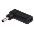 USB-C / Type-C Female to 4.5 x 3.0mm Male Plug Elbow Adapter Connector, 4.5 x 3.0mm Elbow Black, 4.5 x 3.0mm Elbow Blue – Durable Build, Easy to Use 4.5 x 3.0mm Elbow Black Black