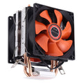 CoolAge AMD CPU Heatsink Hydraulic Bearing Cooling Fan Double Cooling Fan 3 Pin for Intel LGA775 115X AM2 AM3 AM4 FM1 FM2 1366 – Durable Build, Easy to Use Default Title