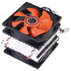 CoolAge AMD CPU Heatsink Hydraulic Bearing Cooling Fan Double Cooling Fan 3 Pin for Intel LGA775 115X AM2 AM3 AM4 FM1 FM2 1366 – Durable Build, Easy to Use