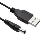 1.5m USB to DC 5.5mm Power Spring Coiled Cable, AM to DC 5.5mm, Length: 1.5m – Durable Build, Easy to Use