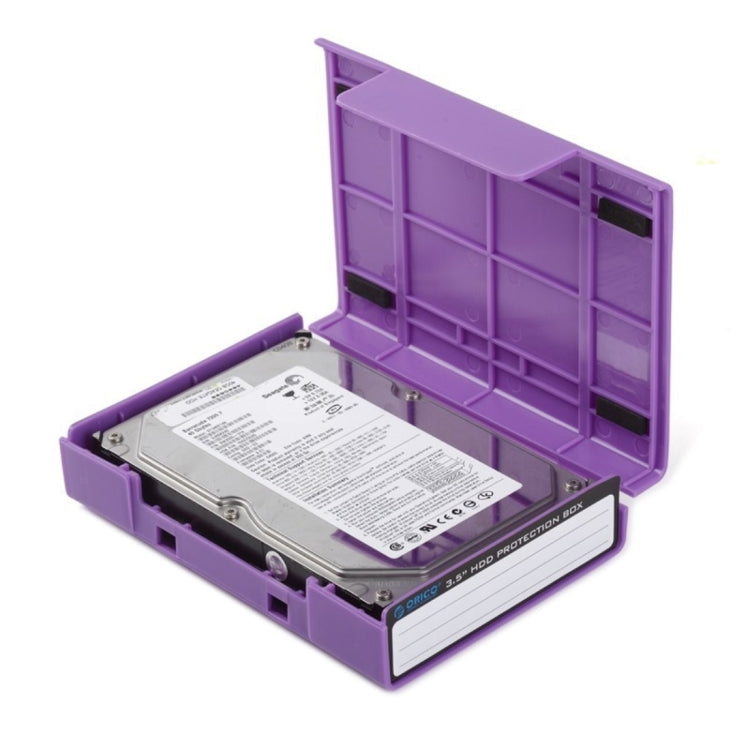 ORICO PHP-35 3.5 inch SATA HDD Case Hard Drive Disk Protect Cover Box – Shockproof, Waterproof Purple